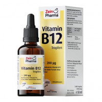 Капли с витамином В12 VITAMIN B12 200 μg Tropfen zum Einnehmen 50 мл Zein Pharma